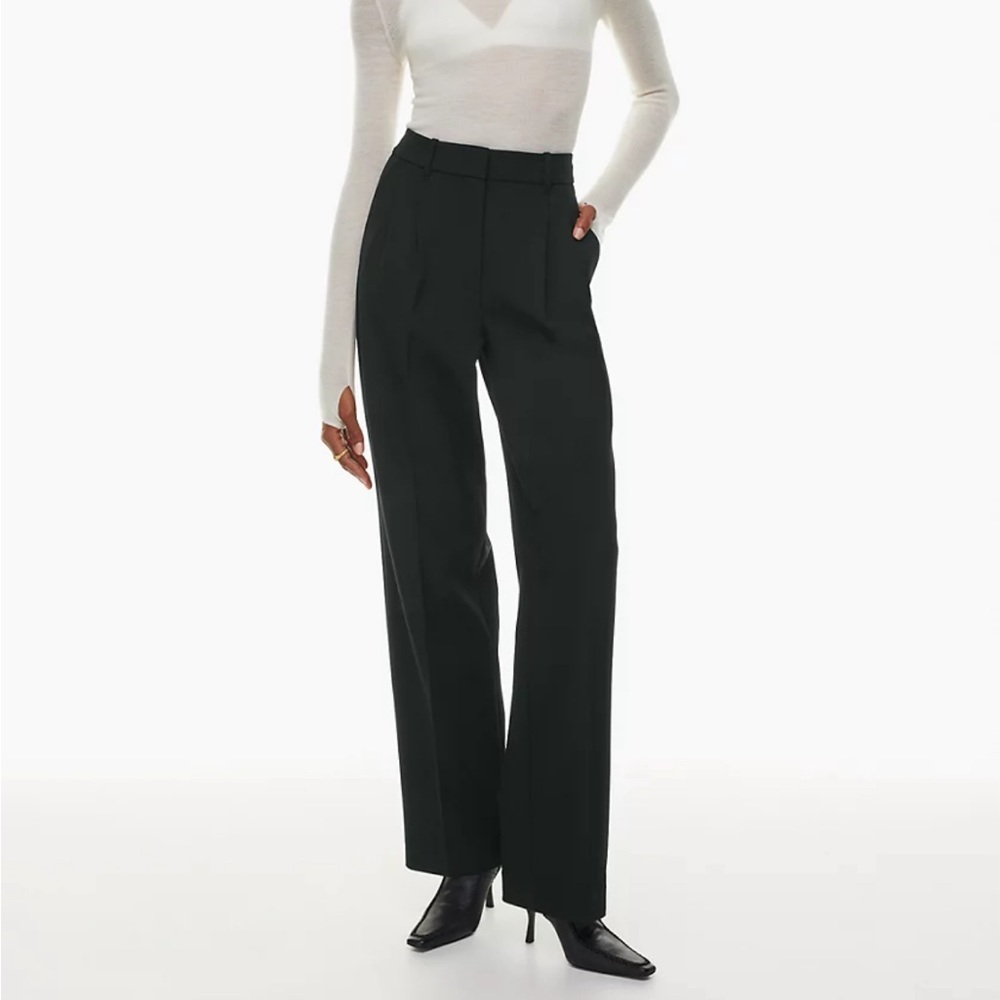 Aritzia Black Effortless Pant NWT